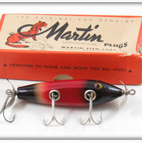 Vintage Martin Redwing Blackbird Crippled Minnow Lure In Unmarked Box