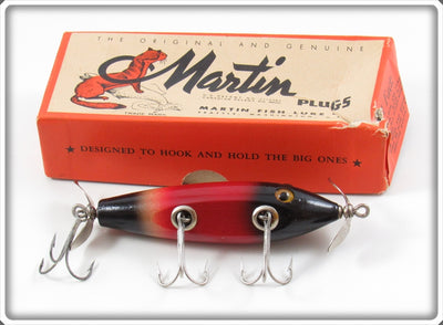 Vintage Martin Redwing Blackbird Crippled Minnow Lure In Unmarked Box