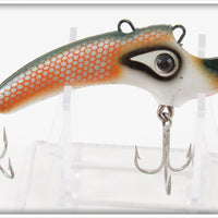 Vintage Kautzky Lazy Ike Silver Scale Skitter Ike Lure