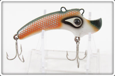 Vintage Kautzky Lazy Ike Silver Scale Skitter Ike Lure