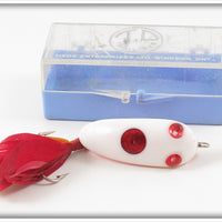 Vintage Tiede Enterprises Ltd White Doodler Lure In Box