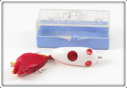 Vintage Tiede Enterprises Ltd White Doodler Lure In Box