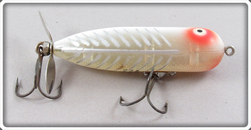 Vintage Heddon White Shore Magnum Torpedo Lure 362 XRW