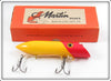Vintage Martin Yellow Red Head 6M-9 Salmon Plug Lure In Box 
