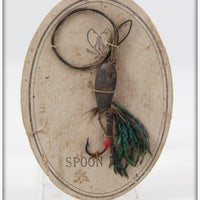 Early Abbey & Imbrie Spoon Fly Lure On Card