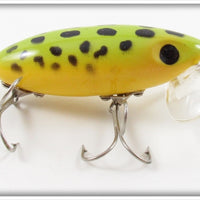 Arbogast Frog Clear Plastic Lip Jitterbug In Box