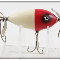 Vintage Shur Strike Red Head White Petite Spinner Lure