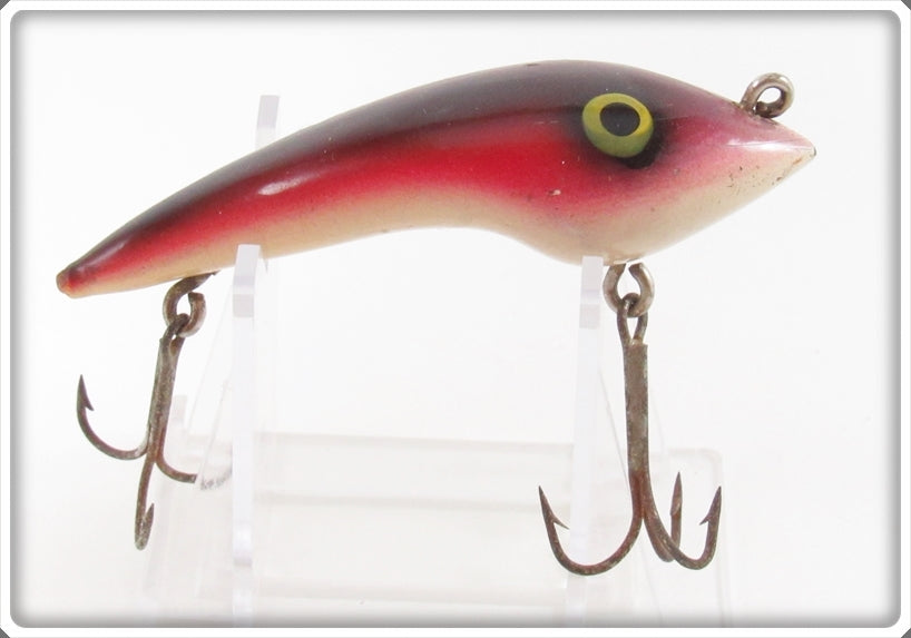 Vintage Moonlight Red & Black Pollywog Lure