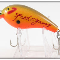 Cordell Plastic Big O Left Side Signed By Fred Young Lure