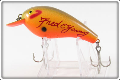 Cordell Plastic Big O Left Side Signed By Fred Young Lure