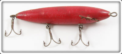 Vintage Shakespeare Solid Red Hydroplane Lure