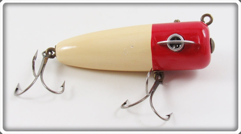 Vintage Harry F Drake Red & White Drake's Sea Bat Lure