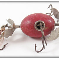 Vintage Shakespeare Solid Red Whirlwind Spinner Lure 