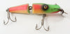 Vintage Creek Chub Rainbow Fire Jointed Midget Pikie Lure 4231