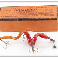 R. L. Clewell Mfr Blended Red Snakerbait In Box