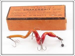 R. L. Clewell Mfr Blended Red Snakerbait In Box