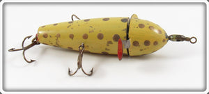 Vintage UTK Yellow Gold Spots Success Spinner Lure