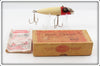 Vintage South Bend Red Head Fish Oreno Lure In Box 953 RH