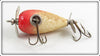 York Baits Red Head Bead Finish Lucky Minnow In Box