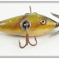 Vintage Heddon Perch 20 Baby Dowagiac Minnow Lure 29L