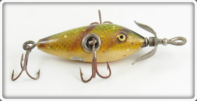 Vintage Heddon Perch 20 Baby Dowagiac Minnow Lure 29L