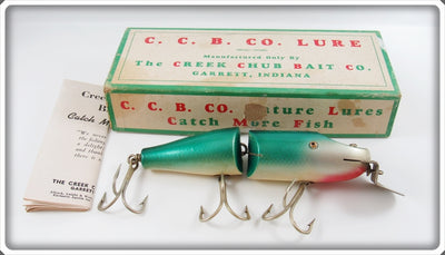 Vintage Creek Chub Mullet Jointed Striper Pikie Lure In Box