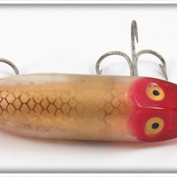 Heddon Fish Flash Gold & Red No Lip River Runt