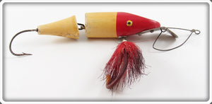 Vintage Val Products Inc Red & White Val-Lur Chub Lure