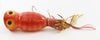 Arbogast Uncatalogued Red / Orange Crawfish Fly Rod Hula Popper