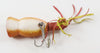 Arbogast Uncatalogued Red / Orange Crawfish Fly Rod Hula Popper
