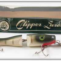 Vintage Clipper Lures Jointed Pikie Lure In Box