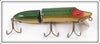 Vintage Heddon Green Scale Jointed Vamp Lure 7309D
