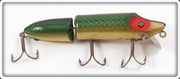 Vintage Heddon Green Scale Jointed Vamp Lure 7309D