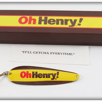 Lucky Strike Oh Henry Candy Bar Advertising Spoon Lure In Box