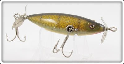 Vintage Heddon Pike Scale SOS Minnow Lure 169M