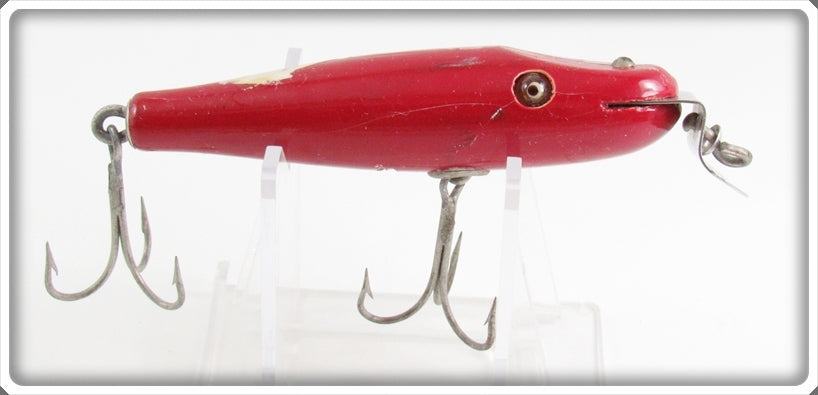 Vintage Creek Chub All Red Baby Pikie 912 Special Lure