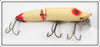Vintage Heddon Red & White Jointed Vamp 7302