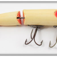Vintage Heddon Red & White Jointed Vamp 7302