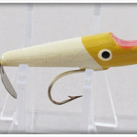 Vintage Shur Luk Yellow & White Fly Rod Min O Trol Lure