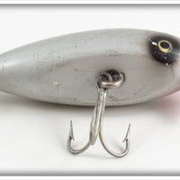 Vintage Creek Chub Silver Wood Spinning Injured Minnow Special Lure