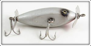 Vintage Creek Chub Silver Wood Spinning Injured Minnow Special Lure