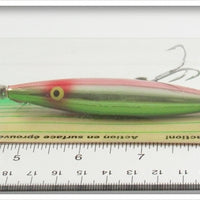 Heddon VRG Sea Green Shiner Dying Flutter On Card