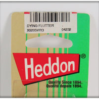 Heddon VRG Sea Green Shiner Dying Flutter On Card