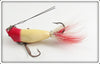 Heddon Red Head White Weedless Widow