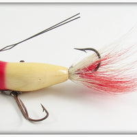 Heddon Red Head White Weedless Widow