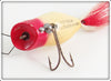 Heddon Red Head White Weedless Widow