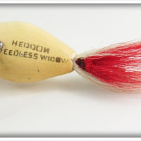 Heddon Red Head White Weedless Widow