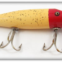 Vintage Creek Chub Nite Glo Red Head Pikie 722 Lure 