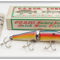 Creek Chub Rainbow Deep Diving Jointed Pikie In Box 2608 DD Special