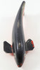 Unknown Black & Red Wounded Fish Spearing Decoy
